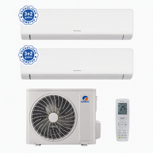 GREE - DUAL - (3,5 kW) GWH12AWCXD-K6DNA1D/I+GWH12AWCXD-K6DNA1D/I+GWHD(18)NK6OO